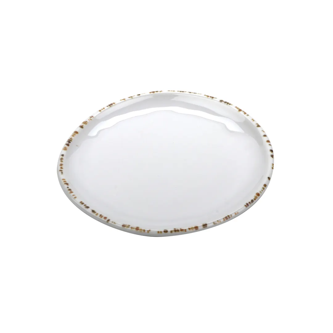 GET CS-5-UM Urban Mill™ Plate, 5-1/2" Dia., Round, Break-Resistant Melamine Cream - 1 Dozen