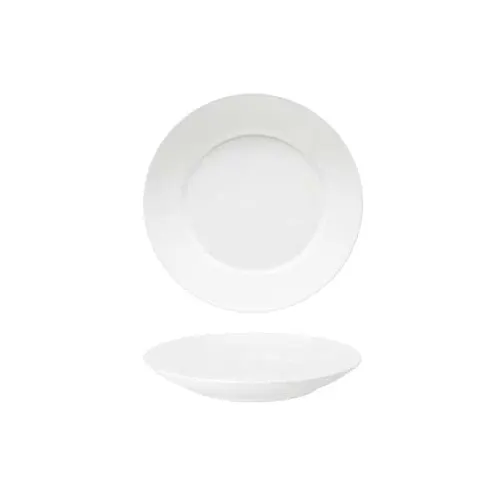 GET CS-6107-W Siciliano 1 Qt. White Round Melamine Pasta Bowl
