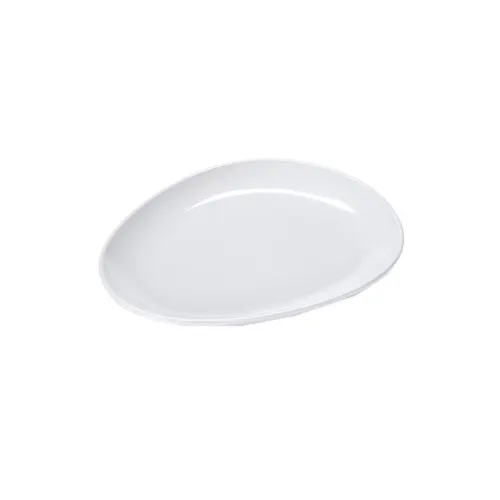 GET CS-6111-W Platter 11" x 9-1/4" Egg White Melamine BPA-Free Break-Resist Dishwasher-Safe - Dozen