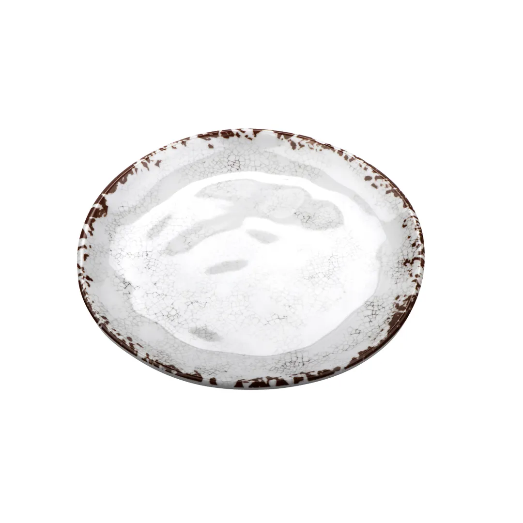 GET CS-7-FM French Mill Plate, 7" Round Coupe, Beige Melamine - Dozen