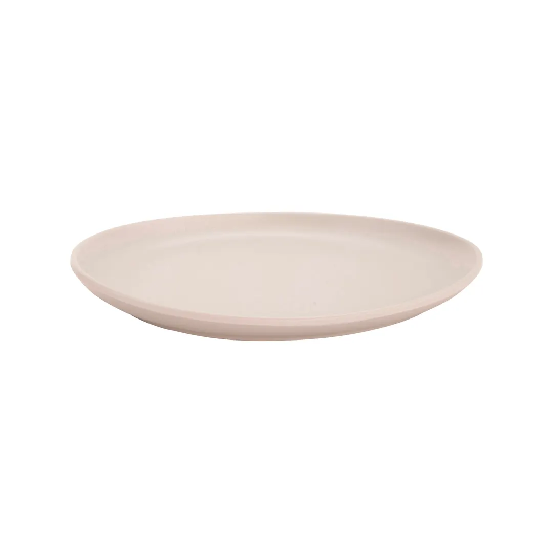 GET CS-710-LG Riverstone Bread Plate, 7" Round Coupe, Melamine Gray, NSF, BPA Free - 1 Dozen
