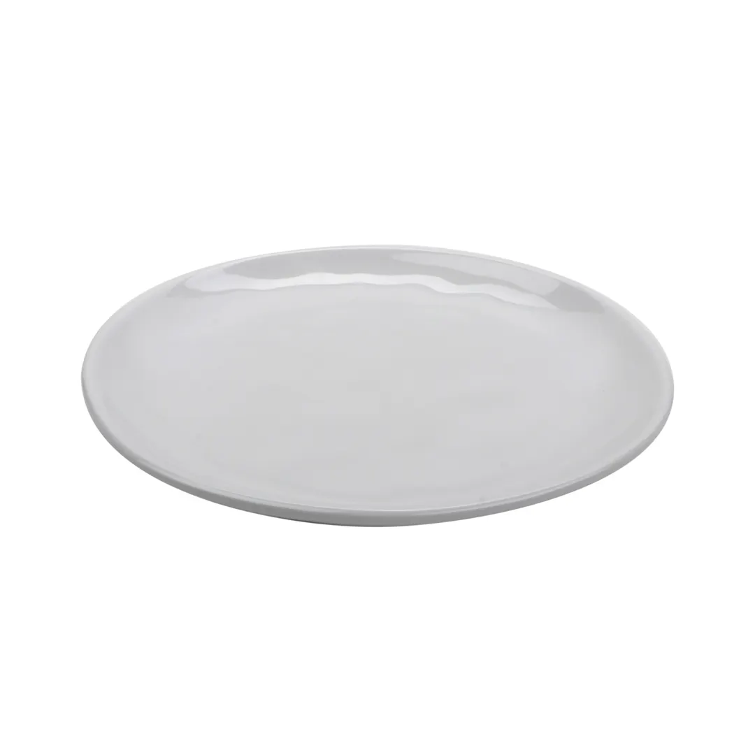 GET CS-9-AM-W Arctic Mill Plate, 9" Coupe Round Melamine, White, BPA‑Free - Dozen