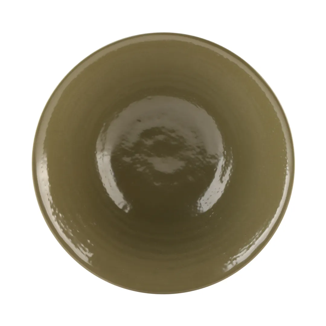 GET D1006RR-LIZ Elite Bowl, 20 Oz., 6‑3/4" Dia. × 2‑3/4" H, Melamine, Two‑Tone, Break‑Resistant