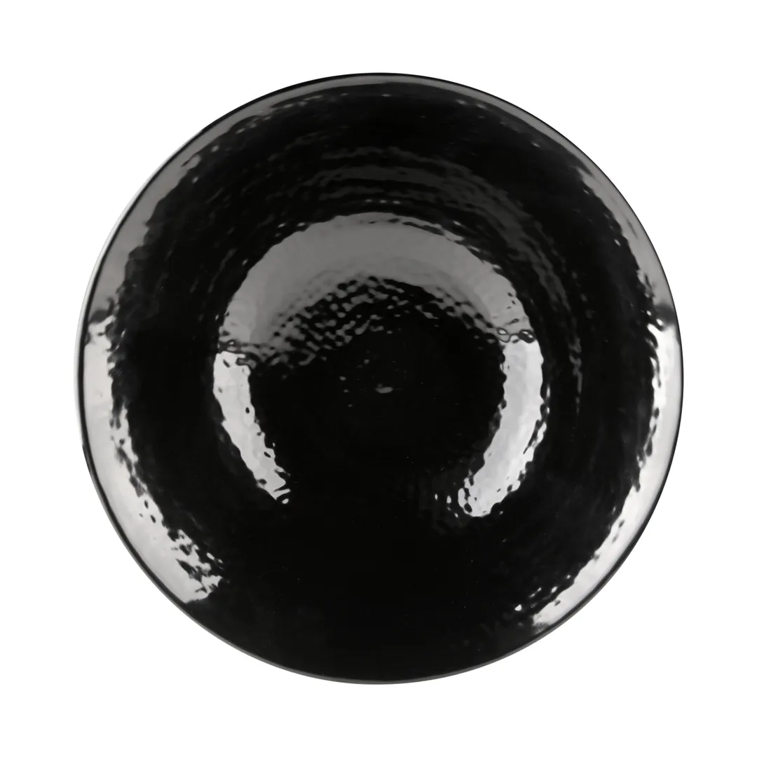 GET D1010RR-B Bowl, 55 Oz., 9-3/4" Dia. X 3-1/4"H, Black Melamine, Break, Chip & Scratch Resistant