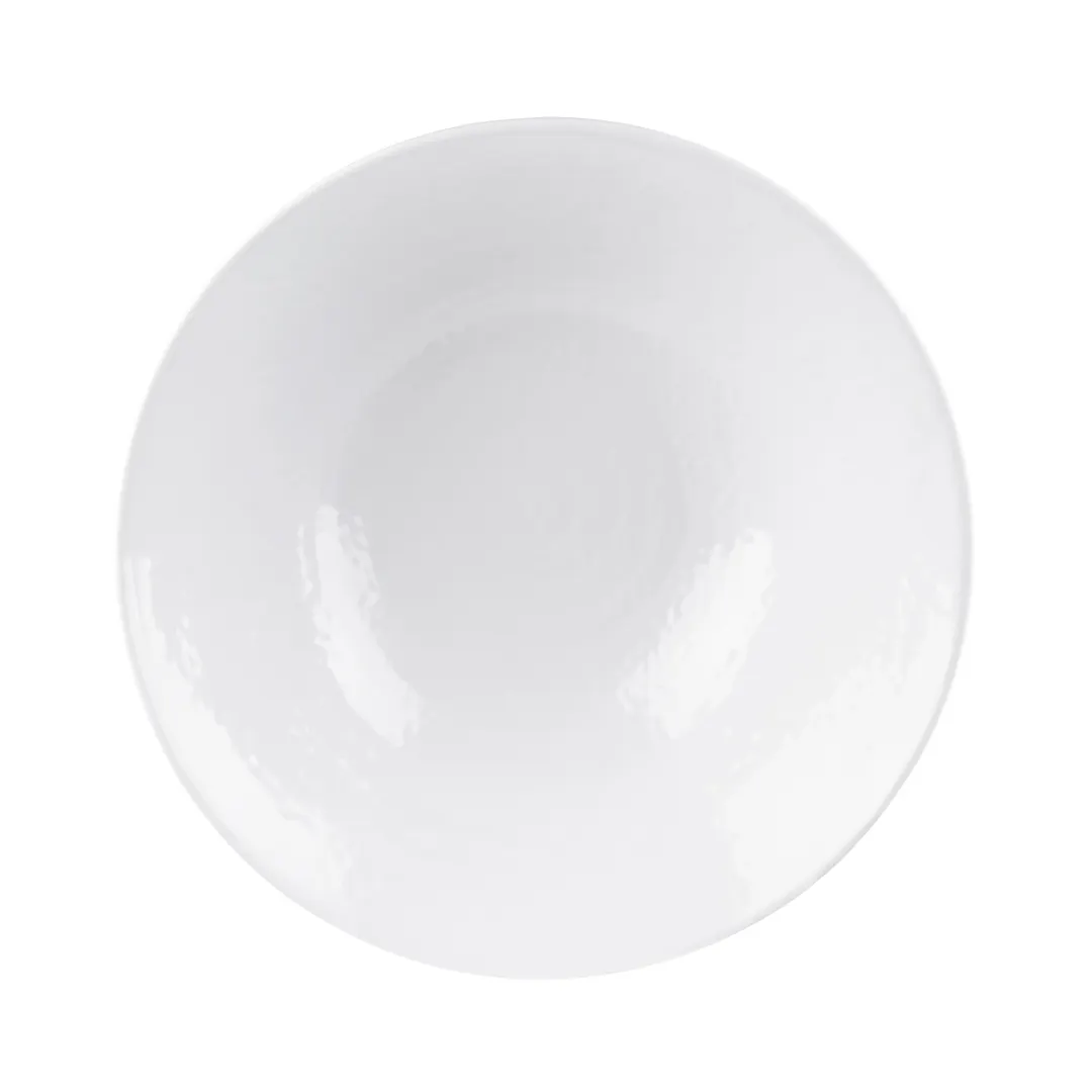 GET D1010RR-W 55oz White Melamine Bowl – 9-3/4" Dia × 3-1/4" H, Dishwasher Safe, BPA‑Free