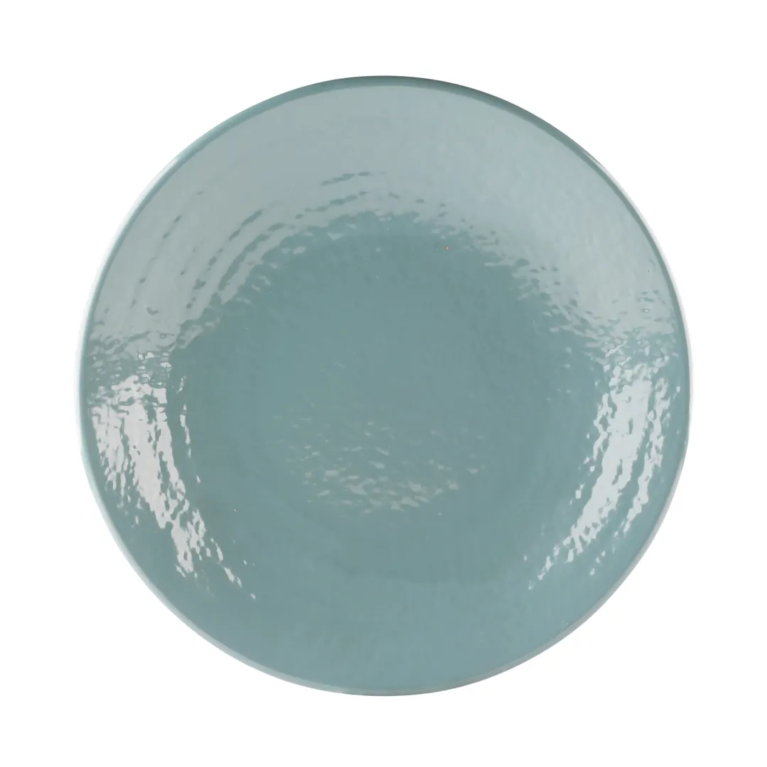 GET D10RR-ABY Plate, 10" Dia. X 1-1/2"H, Round Coupe, Abyss Melamine, Break/Chip/Stain Resistant