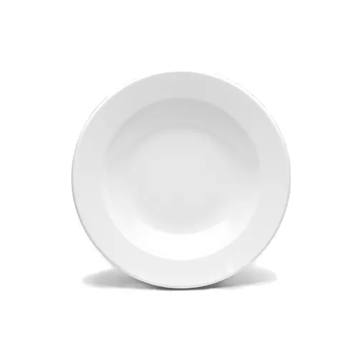 GET D12PB-W Elite Global 12" Bowl, 24 Oz, White Melamine, BPA Free, NSF, Dishwasher Safe