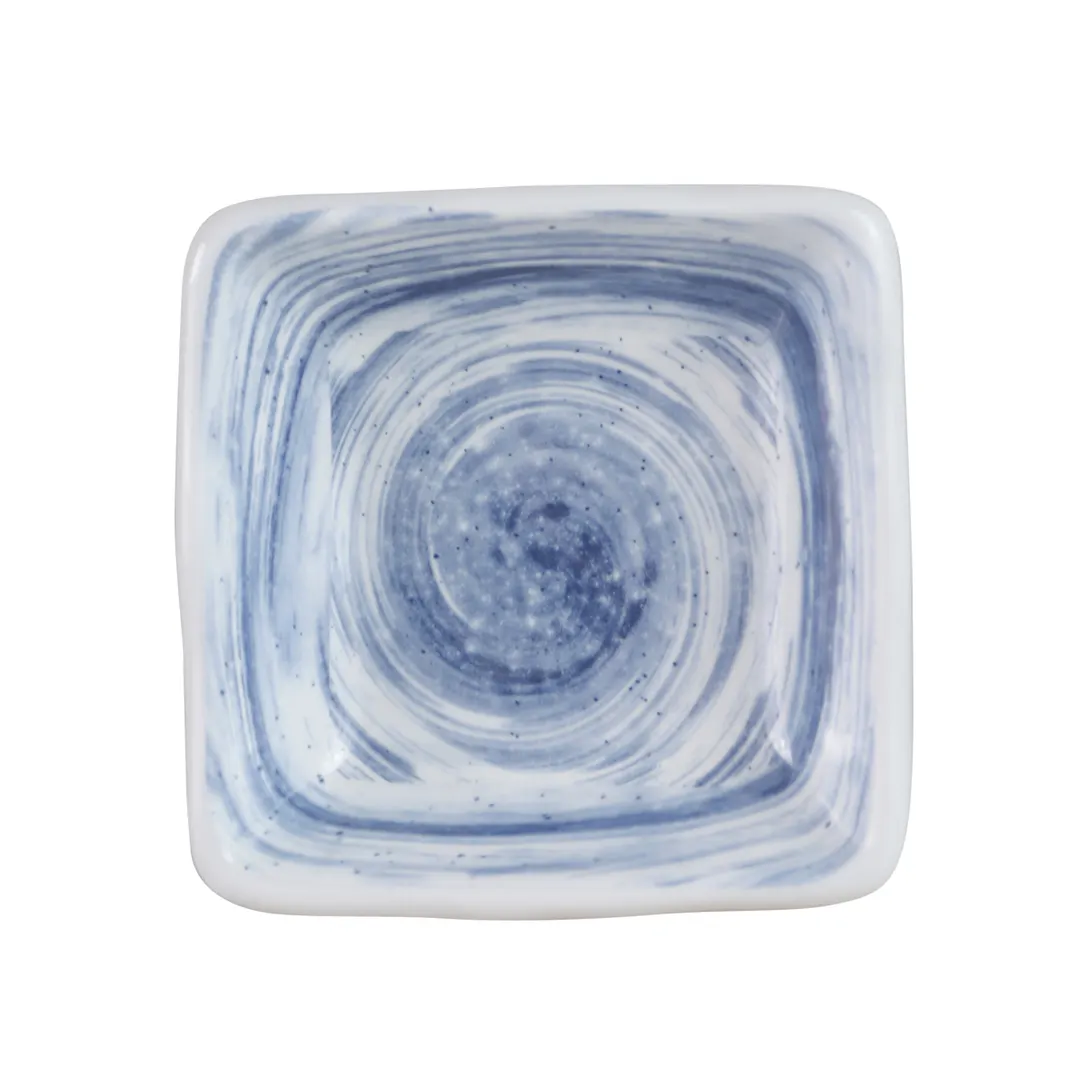 GET D21SQ-ND Ramekin, 2 Oz., 2-7/8" x 2-7/8" x 1-1/8"H, Melamine Navy Blue