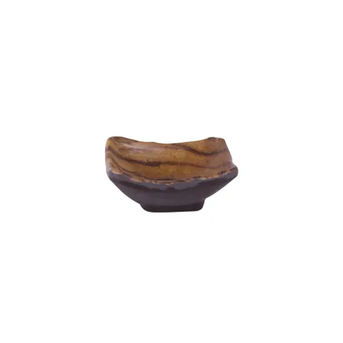 GET D3125SQ-SEQ Ramekin, 2-1/2 Oz, 3-1/2"Lx3-1/2"Wx1-1/8"H, BPA-Free Natural Melamine, Dishwasher Safe