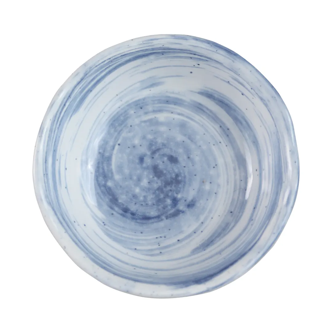 GET D3141R-ND Bowl, 3 oz, 3‑1/4" Dia. × 1‑1/8" H, Round Melamine Navy Blue, Scratch Resistant