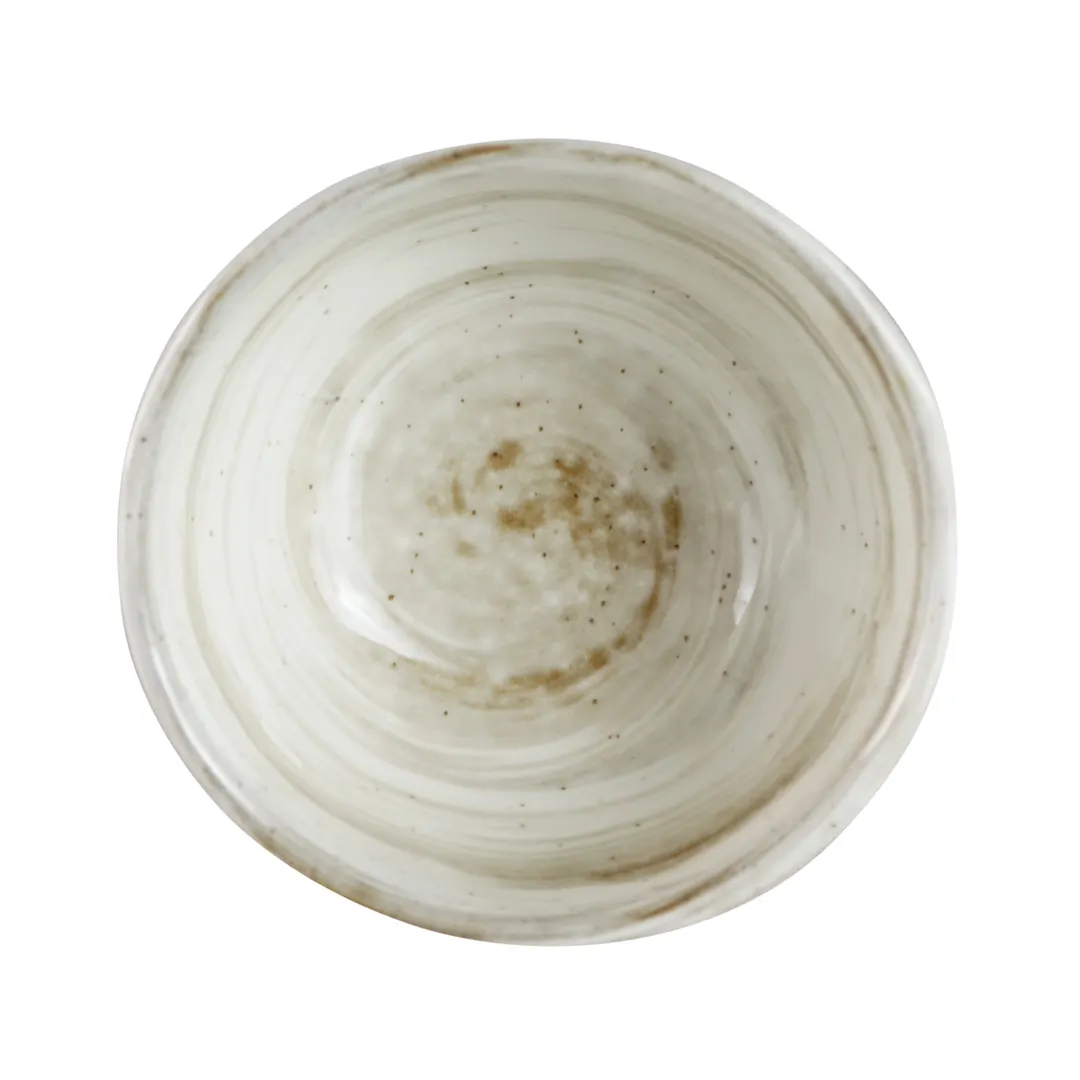 GET D31R-TD Bowl, 5 Oz., 3‑3/4" Dia. × 1‑3/4" H, Round Melamine Beige, Break‑Resistant