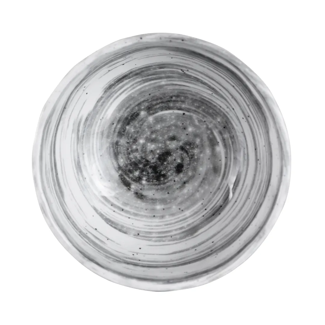 GET D4134R-BD Black Melamine Bowl – 9 oz, 4-7/8" Dia., 1-3/4" H, Dishwasher Safe, Van Gogh Design