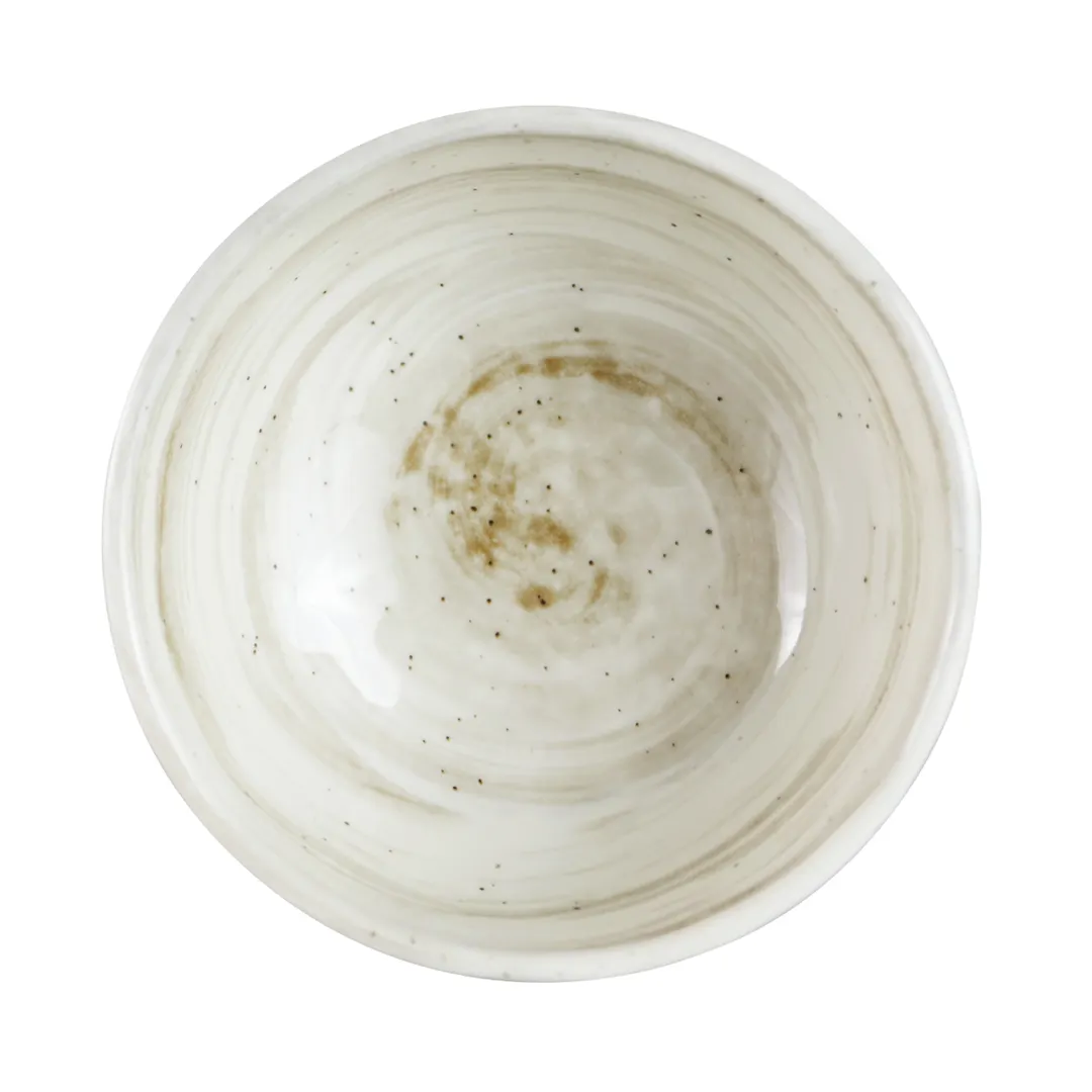 GET D4134R-TD Melamine Bowl, 9 oz, 4-7/8" Dia, 1-3/4" H, Beige, BPA‑Free, Dishwasher Safe, Van Gogh