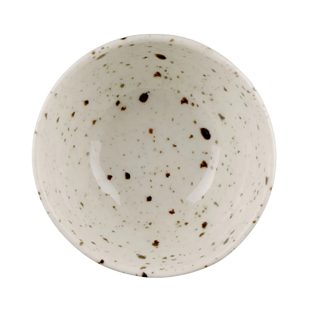 GET D4142R-CC 9oz Round Melamine Bowl, 4-1/4" Dia. x 2" H, Chocolate Chip Macchiato, BPA Free