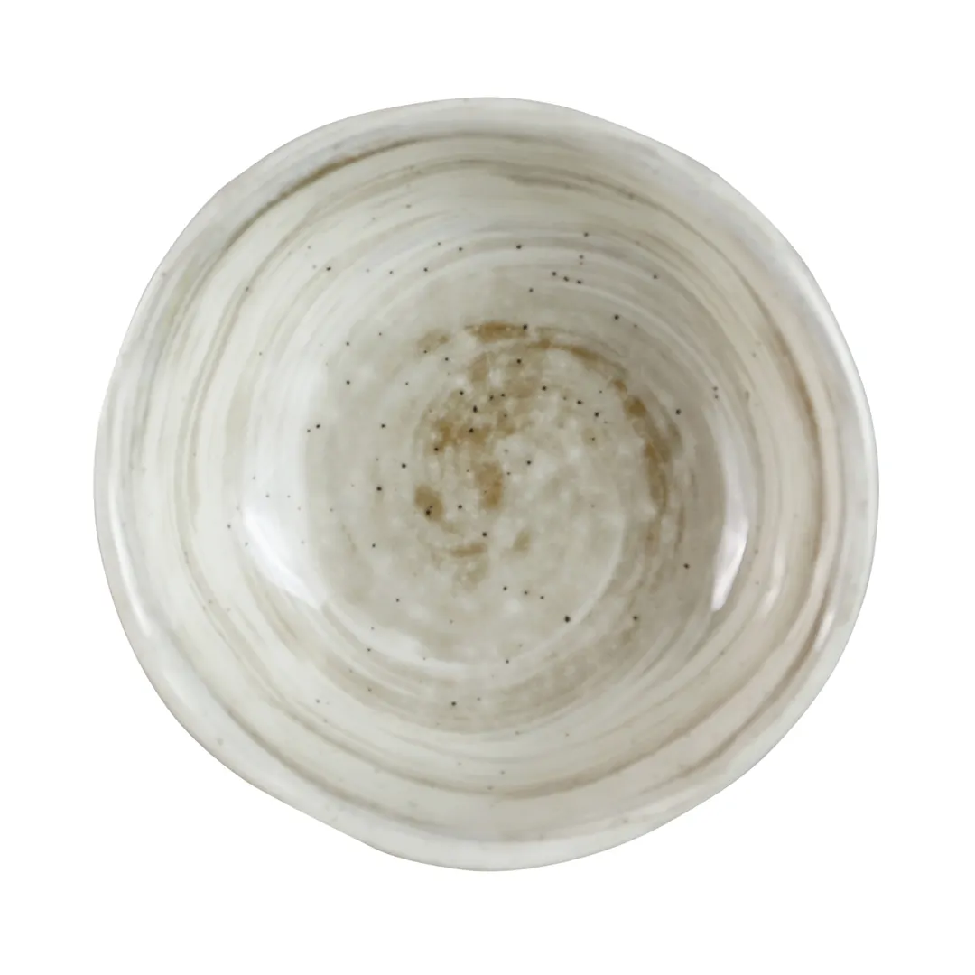 GET D4142R-TD Bowl, 9 Oz., 4-1/4" Dia. x 2" H, Round Melamine Beige, Break & Scratch Resistant