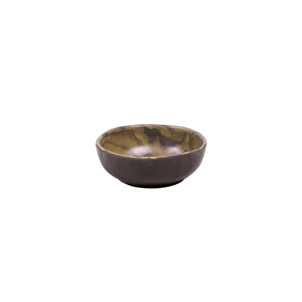 GET D41RB-SEQ Sequoia Bowl, 11 oz, 4-7/8" Dia, 1-3/4" H, Natural Melamine, BPA‑Free Dishwasher‑Safe