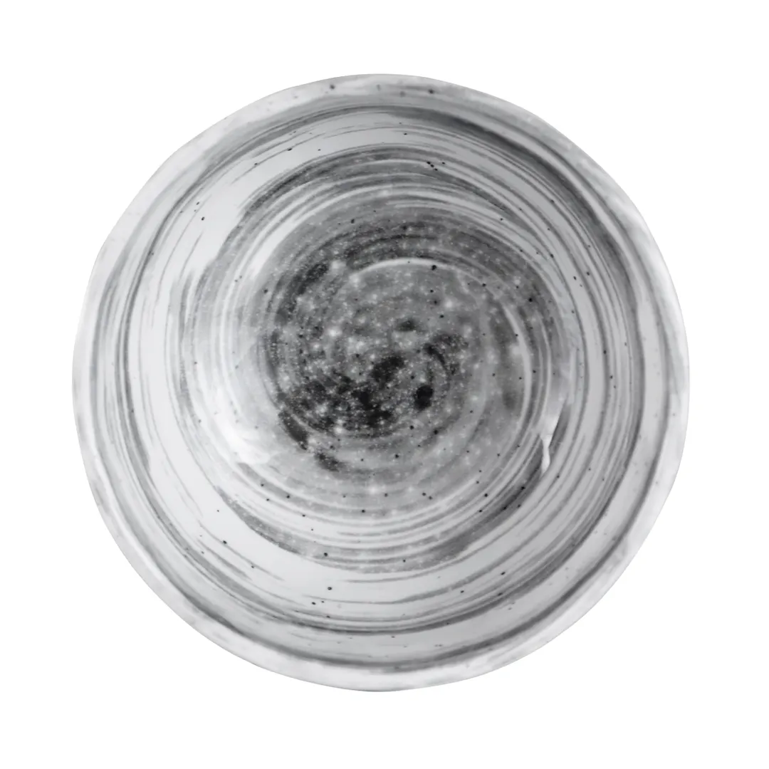 GET D4238R-BD 14 Oz Bowl, 4-7/8" Dia. x 2-3/8" H, Black Melamine, Break, Chip, Scratch Resistant
