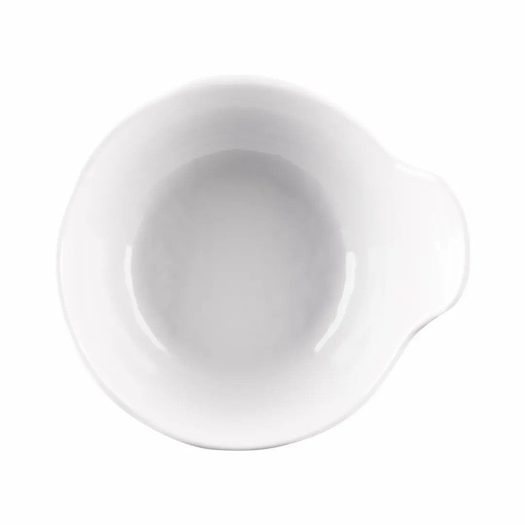 GET D452RR-W White 6 Oz Melamine Bowl, 4-1/2" Dia x 1-1/2" H, BPA Free, Dishwasher Safe
