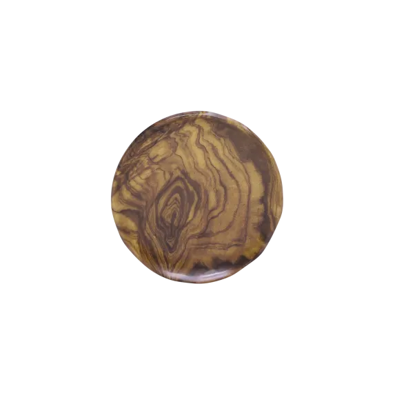 GET D658PL-SEQ Plate 6" Dia. x 5/8"H, Round Melamine Natural, Break, Chip, Stain & Scratch Resistant