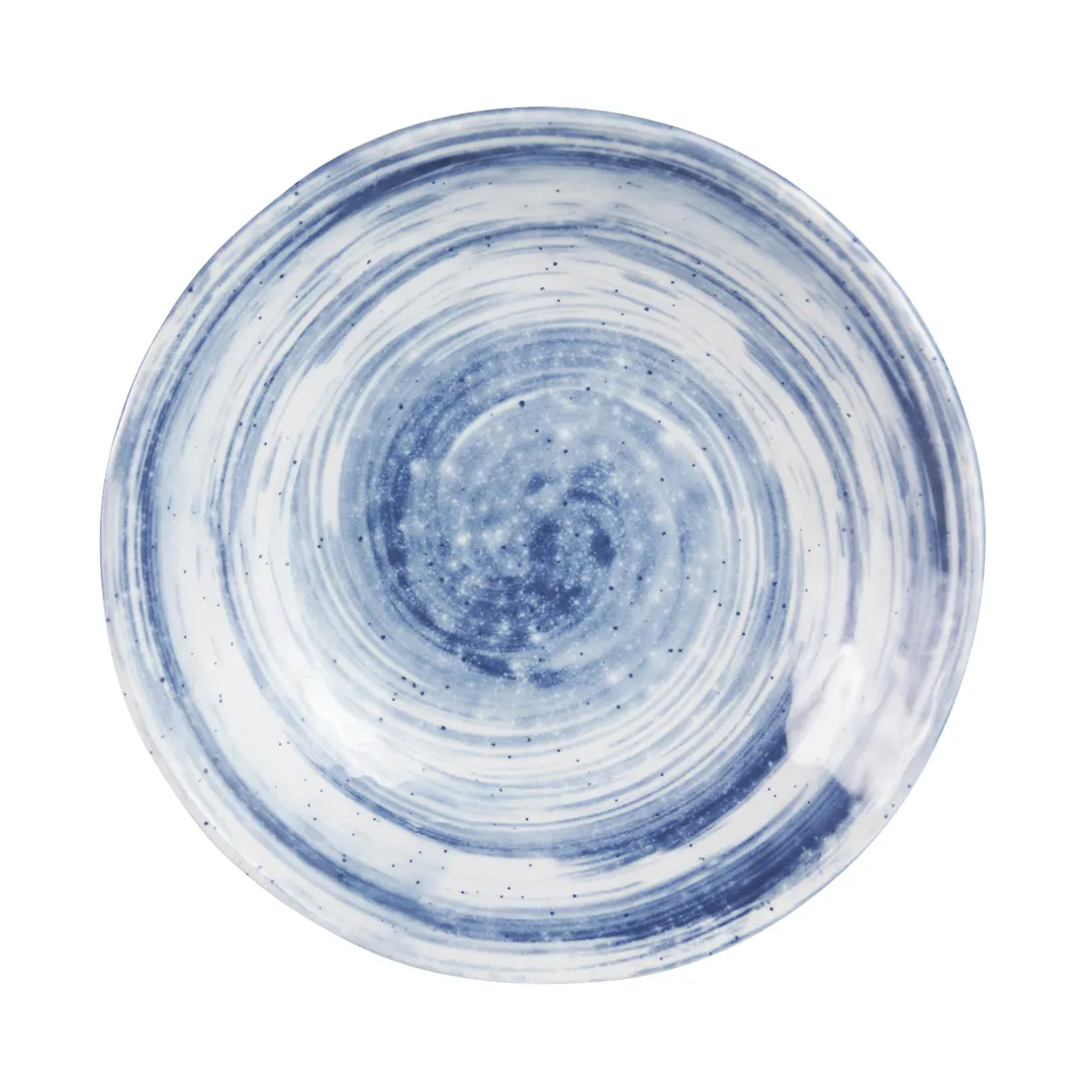 GET D7134R-ND 18oz Navy Blue Melamine Bowl, 7" Dia × 1-3/4" H, Break/Chip/Resistant, Dishwasher Safe