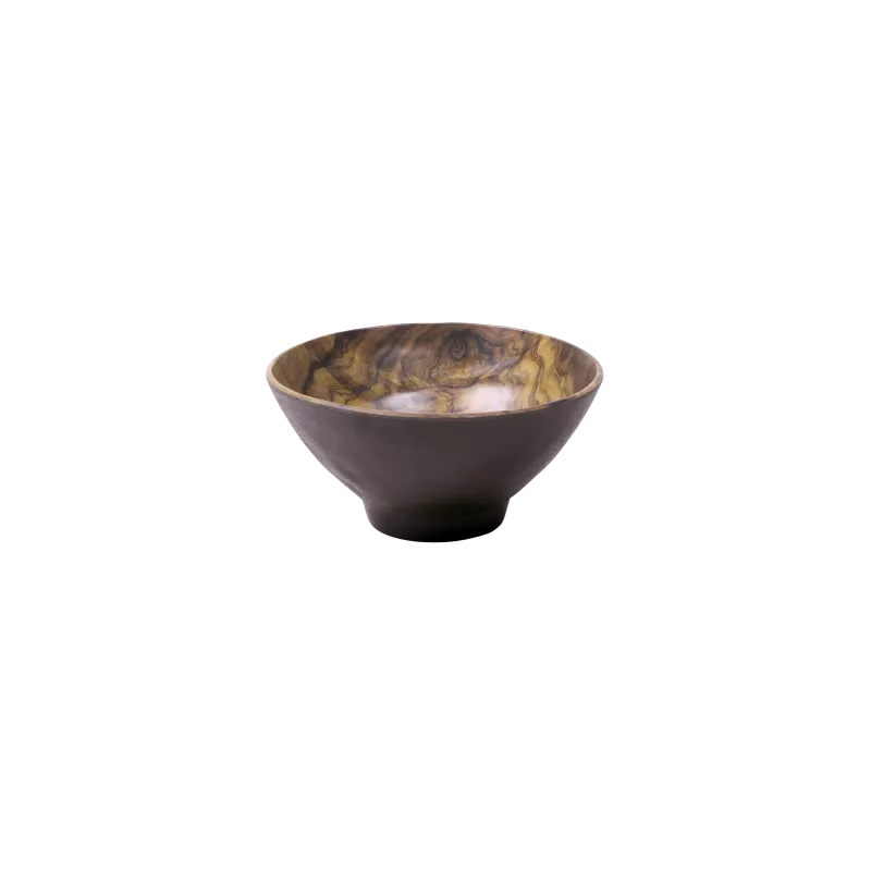 GET D73RB-SEQ 37 Oz. Melamine Bowl, Natural, 7-1/4" Dia. x 3-1/2" H, BPA Free, Dishwasher Safe