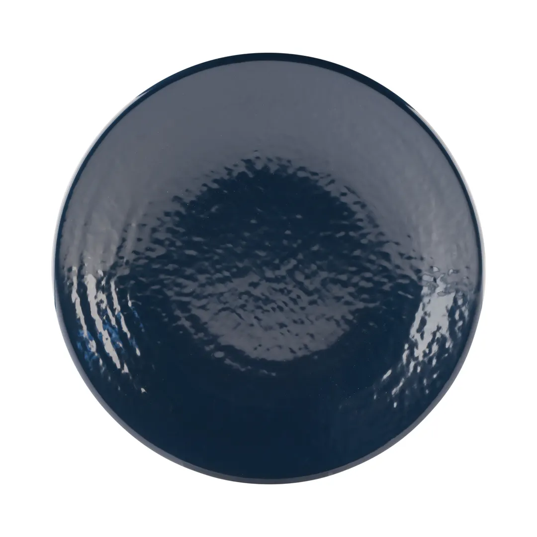 GET D814RR-LAP Plate, 8-1/4" Dia. x 1"H, Round Coupe, Lapis Melamine, Chip/Stain Resistant