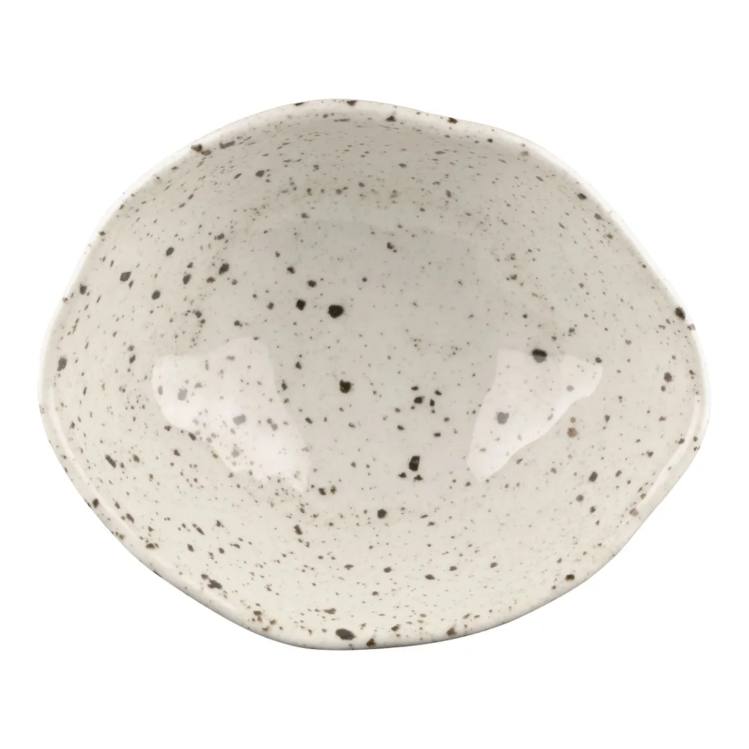 GET D863OV-CC Bowl, 28 Oz., 8-1/8" x 6-5/8" x 3-1/8"H, Oval Melamine, Chocolate Chip, Break‑Resistant