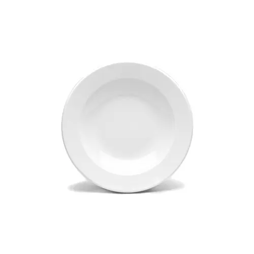 GET D878PB-W Elite Global Solutions Pasta/Soup Bowl, 12 Oz, 9" Dia. x 1-3/8" H, Melamine, White