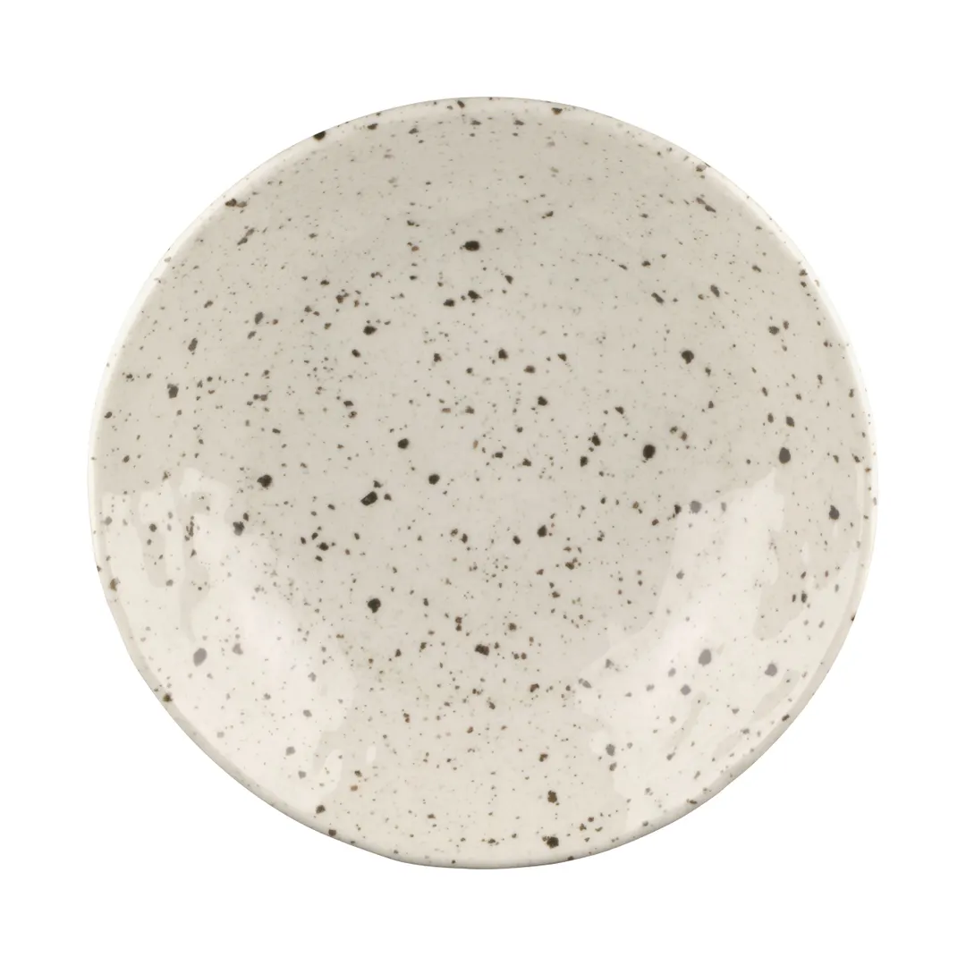 GET D92R-CC 42oz Round Melamine Bowl, Chocolate Chip Macchiato, 9-3/8" Dia. 2-1/4" H, BPA Free