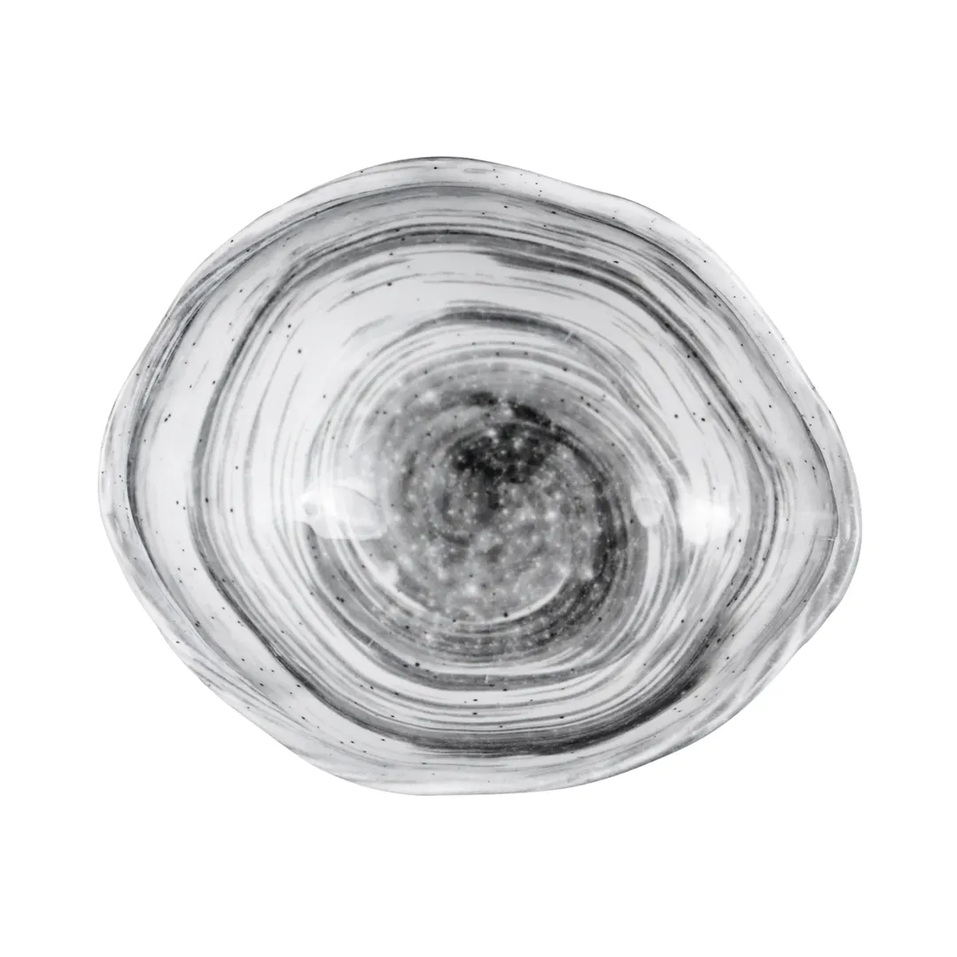 GET D983OV-BD Elite Global Solutions Bowl, 49 Oz., 9-1/2" x 8-1/8" x 3-5/8"H, Oval, Melamine, Black