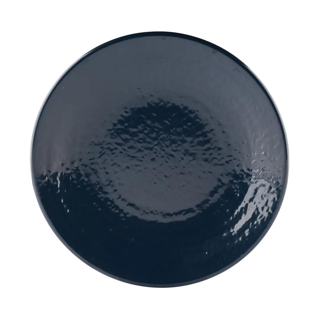 GET D9RR-LAP 9" Dia. x 1"H Round Coupe Plate, Lapis Blue Melamine, Break/Chip/Stain Resistant