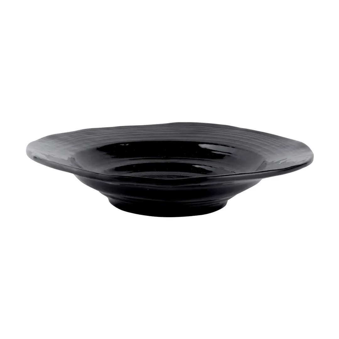 GET DB11-B Black Melamine Bowl, 22 Oz., 11" Dia., BPA Free, Scratch & Stain Resistant