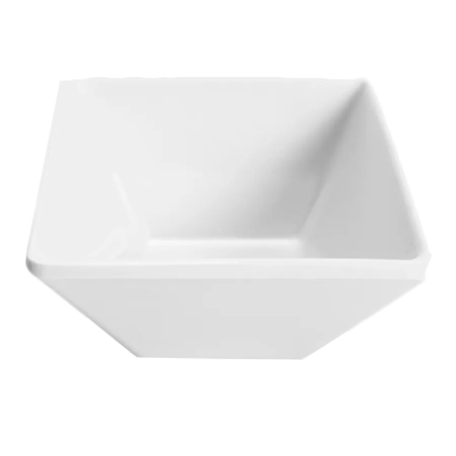GET DB3SQ-W Elite Global Solutions Bowl, 3 Oz, 3" x 3" x 1-1/2", Square, Melamine, White