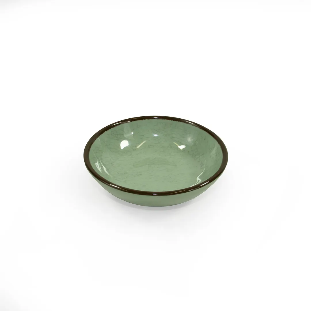GET DB51M-H Elite Global Solutions Bowl, 10 Oz, 5" Dia. X 1"H, Small, Round, Melamine, Green