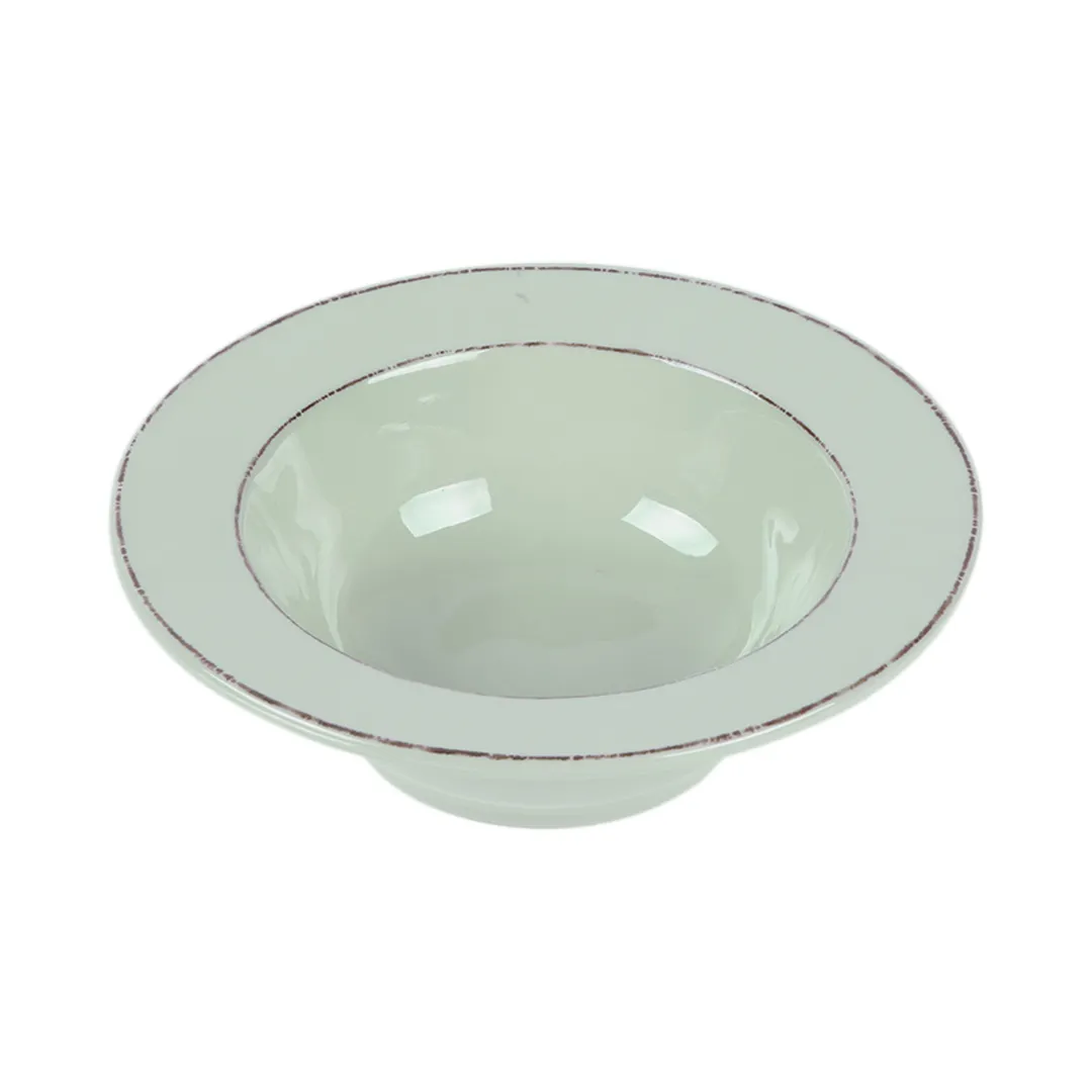GET DB6T-H Elite Global Bowl, 7" Green 10‑11 oz Melamine, Break‑Resistant, BPA Free, Dishwasher Safe