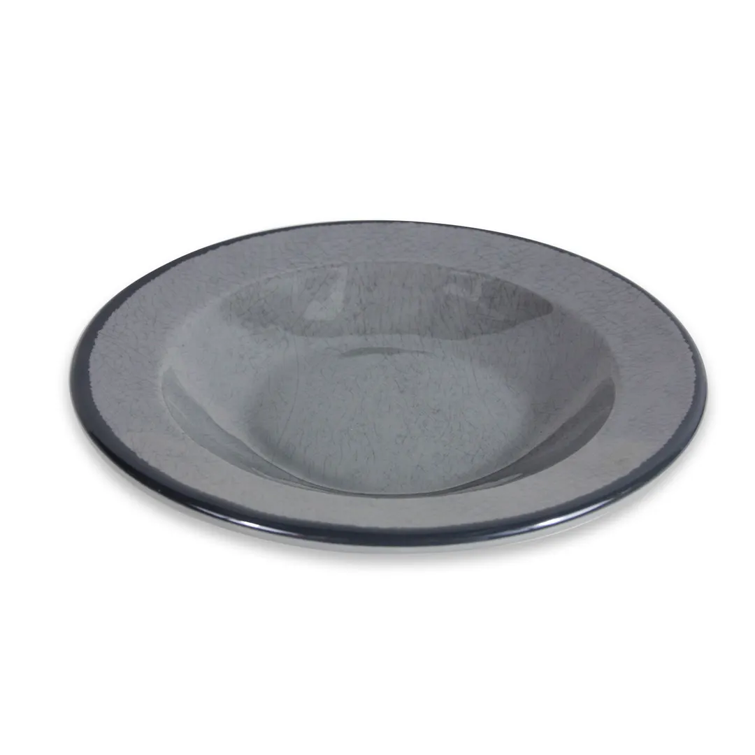 GET DB878M-G Elite Global Solutions Pasta/Soup Bowl, 12 Oz, 9" Dia. X 1-3/8"H, Melamine Gray