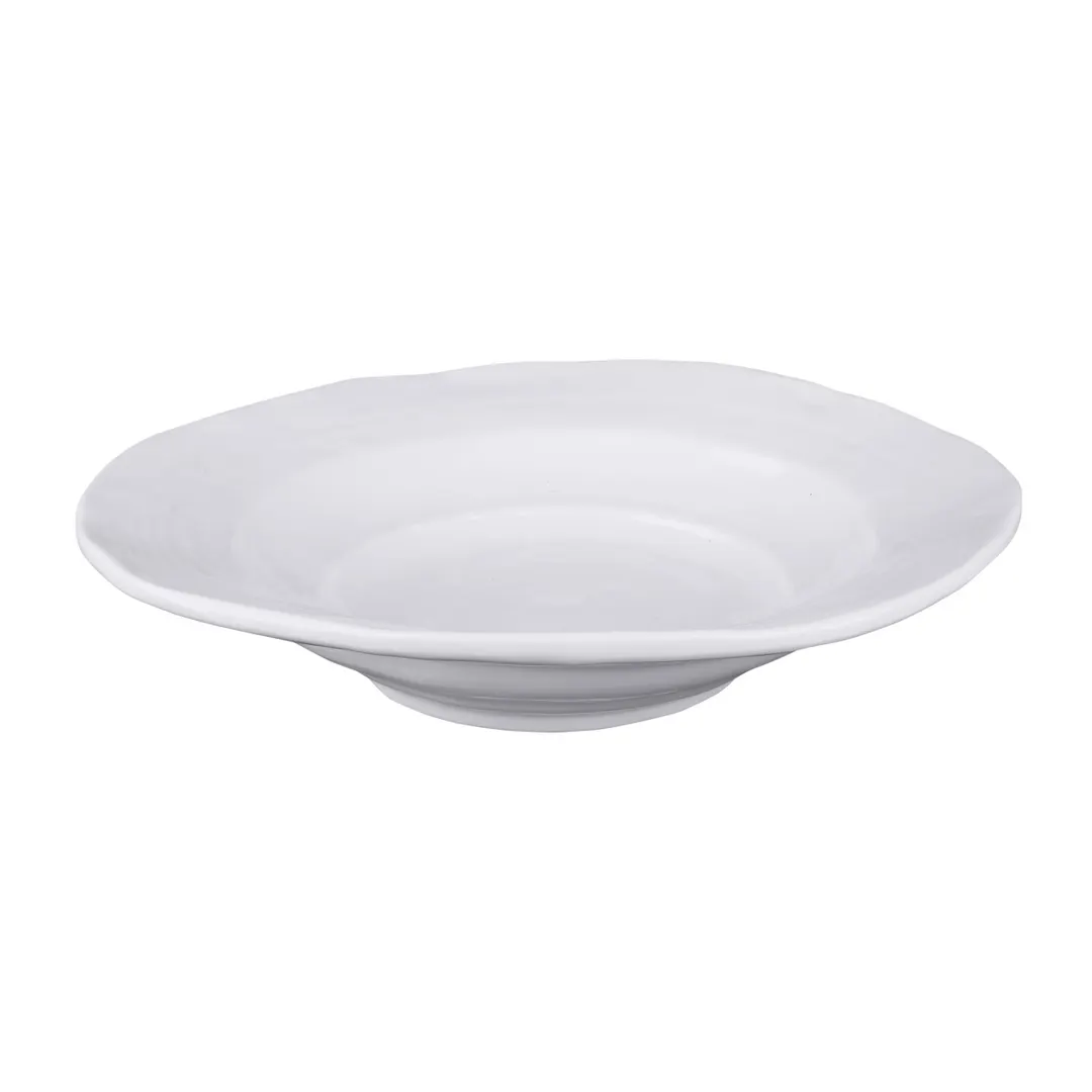 GET DB925-W Elite Bowl, 12 Oz, 9-1/4" Dia. x 2" H, White Melamine, BPA‑Free, NSF Certified
