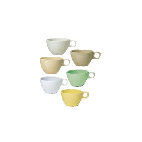 GET DC-100-S Ovide Cup, 7-1/2 oz, Beige, 3-3/4" Dia × 2-1/2" H, Melamine, Dishwasher Safe - Dozen