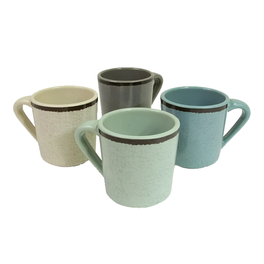 GET DC14-H-M Elite Global Solutions Mug, 14 oz, 3-5/8" Dia. x 3-3/4" H, Green, Melamine, BPA Free