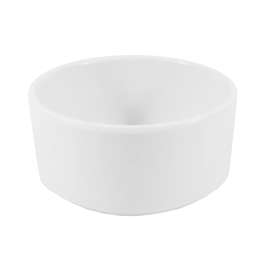GET DC425-W Elite Global Solutions Cup, 10 Oz, 4-1/4" Dia. X 2"H, Round, Melamine, White