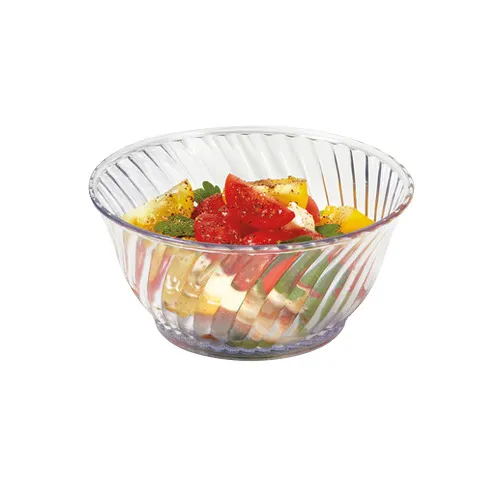 GET DD-80-CL Dessert Dish, 10 Oz., 4-3/4" Dia. X 2-1/4" H, Break-Resistant SAN Clear - 1 Dozen