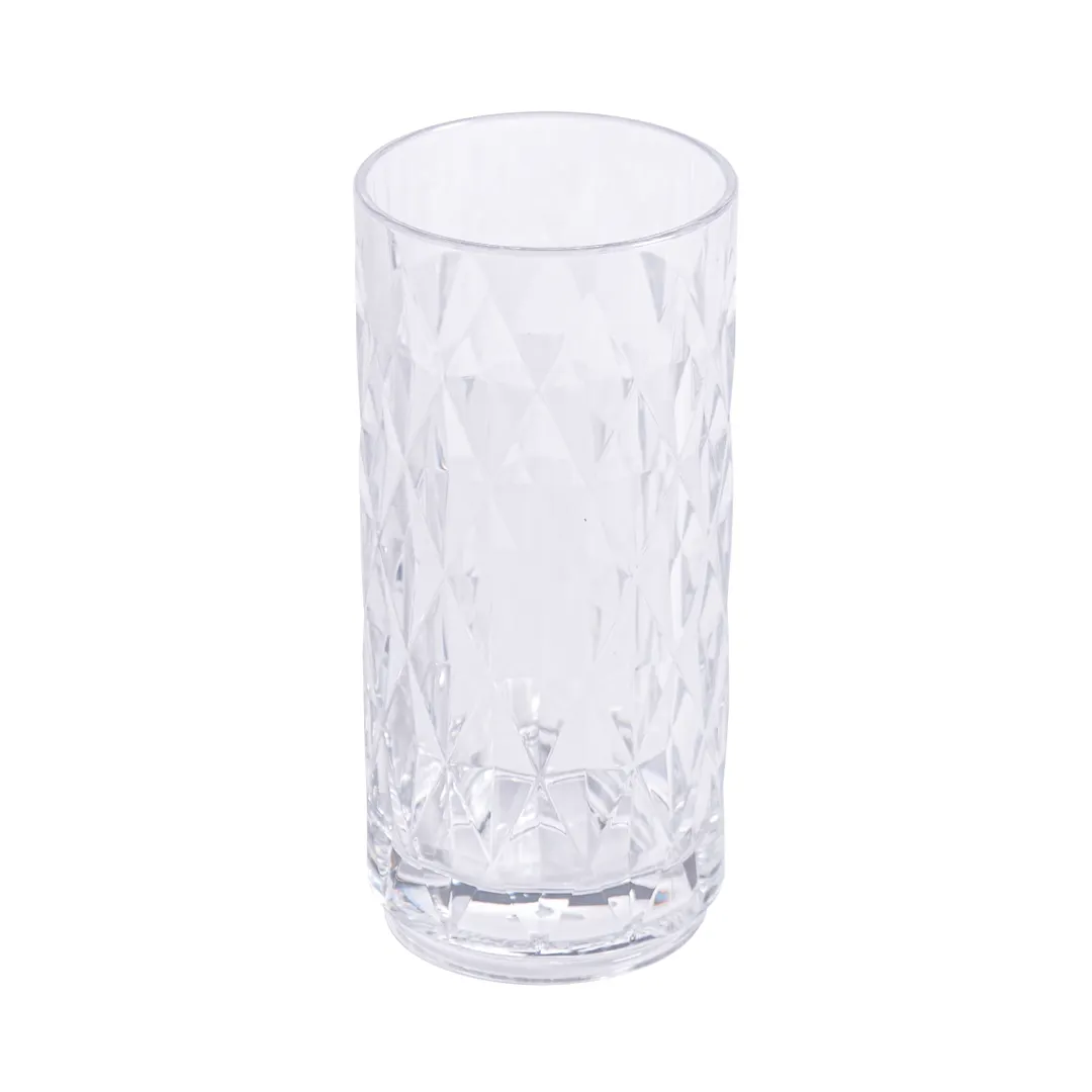 GET DM-10HB-CL Fitzgerald Hi Ball, 10 oz Clear SAN Plastic, 2.54" Dia x 5.51" H – 1 Dozen
