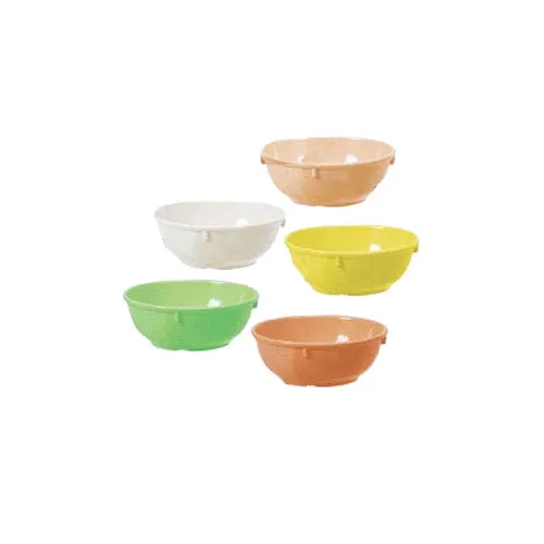 GET DN-317-T Supermel Bowl/Nappie, 5" Dia, 2" H, 13oz, Tan Melamine, Break-Resistant, NSF - Dozen