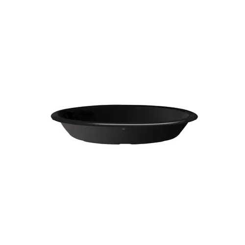 GET DN-365-BK Black Elegance™ Side Dish, 6" x 4-1/2" x 1", 5 oz, Melamine, Black, NSF - 1 Dozen