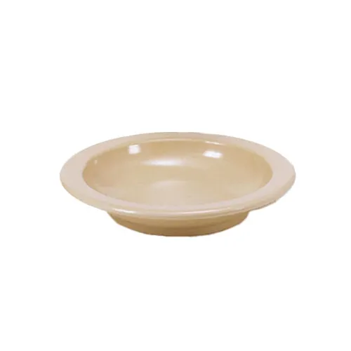 GET DN-416-T Bowl/Soup Plate, 16 Oz, 8" Dia x 1.5" H, Melamine Tan, Durable Dishwasher Safe - 1 Dozen