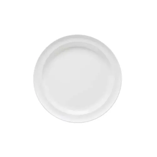 GET DP-506-W Supermel Salad Plate, 6-1/2" Dia., Break-Resistant, Melamine, White - 1 Dozen