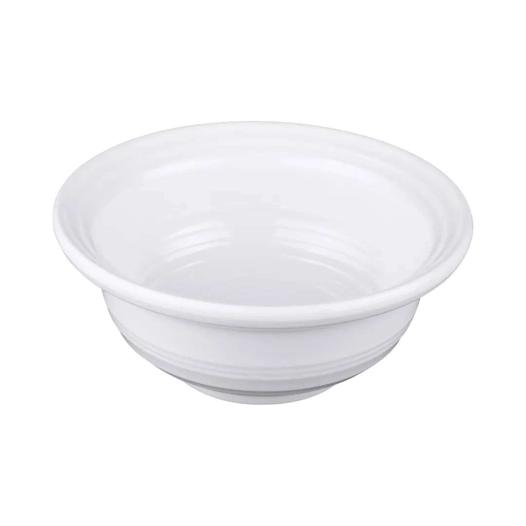 GET DSB55-W Bowl, 16 Oz., 5-3/4" Dia. X 2-3/8"H, Round Swirl, Melamine White