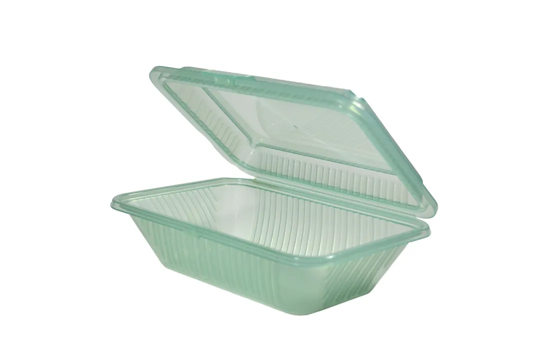 GET EC-19-JA Food Container, 750ml, 8"L x 5-1/2"W x 2-3/4"H, Green Polypropylene, 1 Dozen