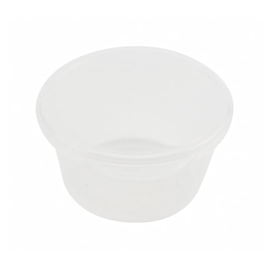 GET EC-31-CL Eco-Takeouts 3 Oz Eco Jade Sauce Container, Eco-Friendly, BPA-Free - Dozen