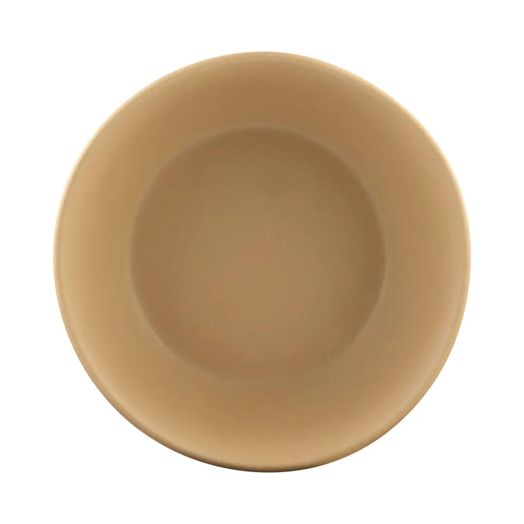 GET ECO1015-PB Bowl, 10 Oz, 5" Dia. X 1-3/4"H, Round, Brown Melamine/Bamboo, Scratch Resistant